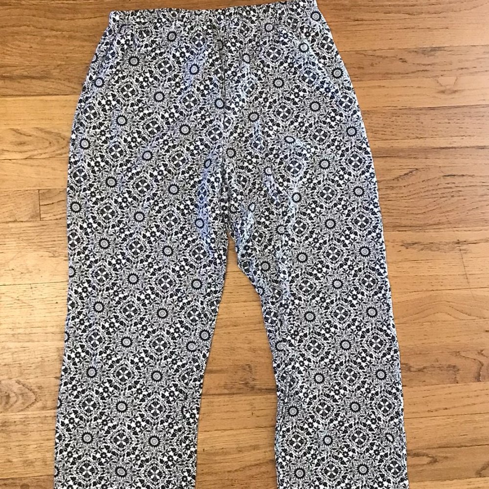 flower pjs matching set top and bottoms